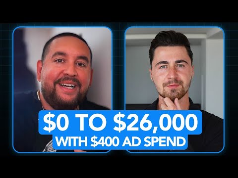 Trevor made $26,000 from just $400 in ad spend