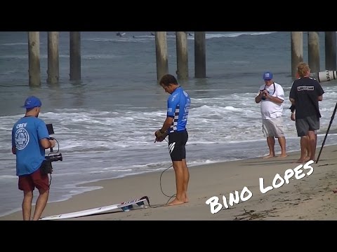 Bino Lopes Surfing at the US Open of Surfing