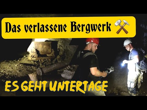 Das verlassene Bergwerk - Es geht unter Tage- Wir erkunden die Grube Porta - Lost Place Bergwerk