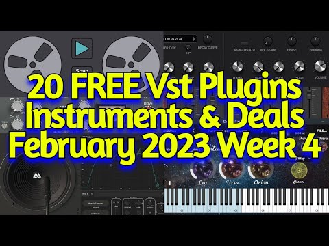 20 Best New FREE VST Plugins, Vst Instruments, Sample Packs & Plugin Deals - FEBRUARY 2023 Week 4
