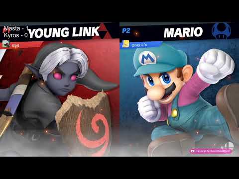 Winners Semis — Kyros (Young Link) vs. MastaMario (Mario) — TheLostHimeTV Sub Tourney