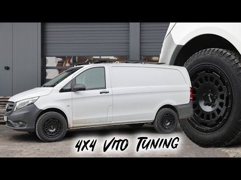 Offroad Update für den Mercedes 4x4 Vito Campervan! Fahrwerk, Räder, Standheizung + Alarmanlage!