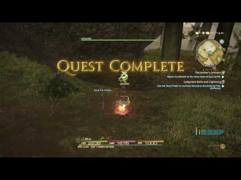 Final Fantasy 14 : Bard Quest lvl 35-45