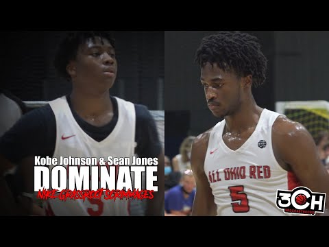 Kobe Johnson & Sean Jones Dominate NIKE Grassroots Scrimmages!!! Official Recap #BringMixtapesBack