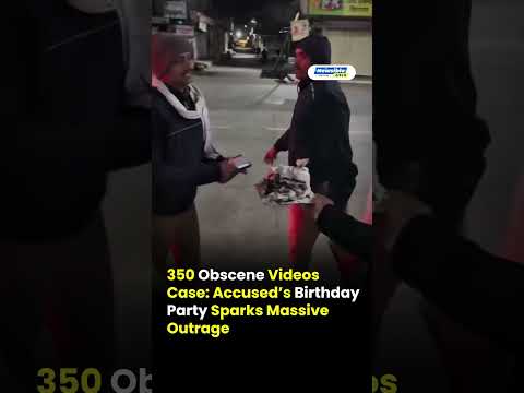 Obscene Video Accused Seen Celebrating Freely