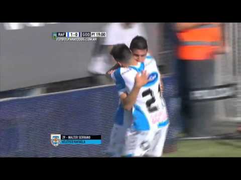 Gol de Serrano. Rafaela 1 - Godoy Cruz 0. Fecha 28. Primera División 2015. FPT