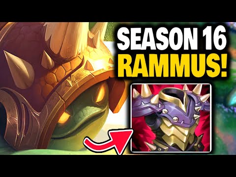 HOW to RAMMUS jungle in SEASON 16!!!