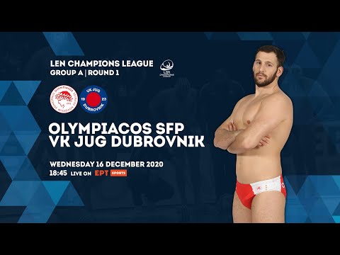Olympiacos SFP - VK Jug Dubrovnik 8-9 (16/12/2020, LEN Champions League MD3)
