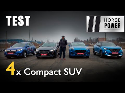Thumbnail for WAR of compact crossovers 2020: Honda H-RV, Ford Puma, Peugeot 2008, Mazda CX-3 by Peugeot, SUV, Mazda, Compact crossover