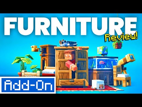 The BEST FURNITURE ADDON Brings 1000+ items to Minecraft Bedrock Edition
