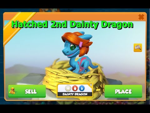 Hatched 2nd Dainty Dragon-Dragon Mania legends | Emerald war clan event | DML