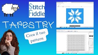 Come creare schema per tapestry tutorial | tapestry crochet charts e Stitch fiddle