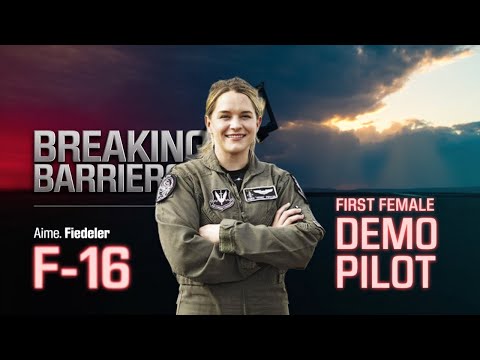 Breaking Barriers: The First Female F-16 Viper Demo Pilot