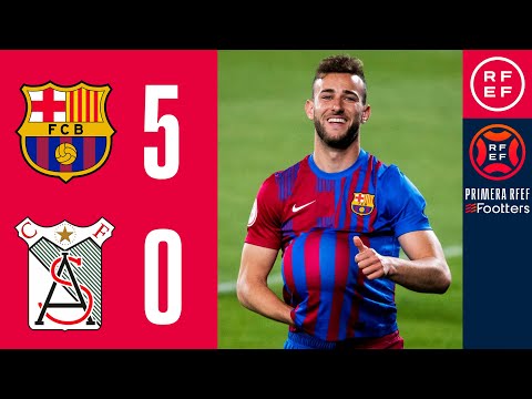 RESUMEN | FC Barcelona B 5-0 Atlético Sanluqueño CF | PrimeraRFEF | Jornada 33 | Grupo 2