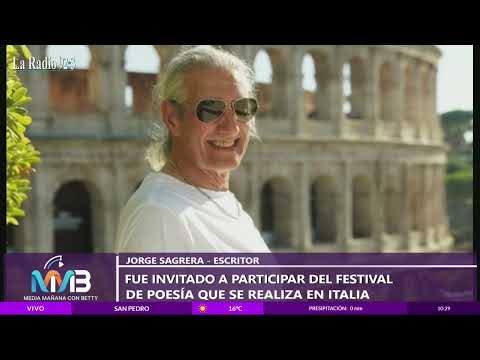 Jorge Sagrera participa del festival de poesía  en Italia