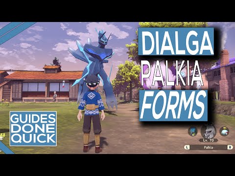 How To Change Form For Dialga & Palkia In Pokemon Legends Arceus