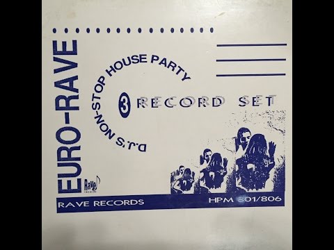 VINYL 1991: DJs Non Stop House Party 3 Record Set Euro Rave (1991 DJ set by Frankie Bones)