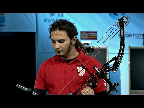 Mario Vavro v Viktor Orosz – compound junior men's gold | Nimes 2014 World Indoor Championships