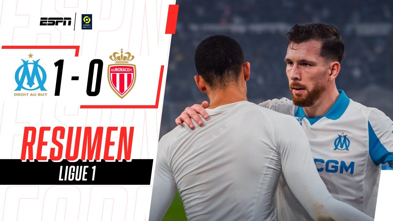 RULLI MANTUVO LA VALLA INVICTA Y MARSELLA GANÓ SOBRE EL FINAL | Marsella 1-0 Mónaco | RESUMEN