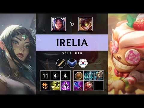 Irelia Mid vs Ziggs - KR Diamond Patch 25.08