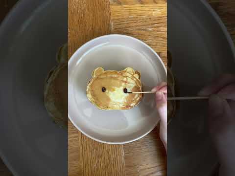 Cute Hello Kitty pancakes #hellokittycafe #hellokitty #sanrio #pancake #pancakeart