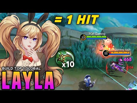 FINALLY LAYLA ATTACK SPEED HIGH DAMAGE BUILD IS 100% BROKEN!! / Build Top Global Layla 2025 / - MLBB