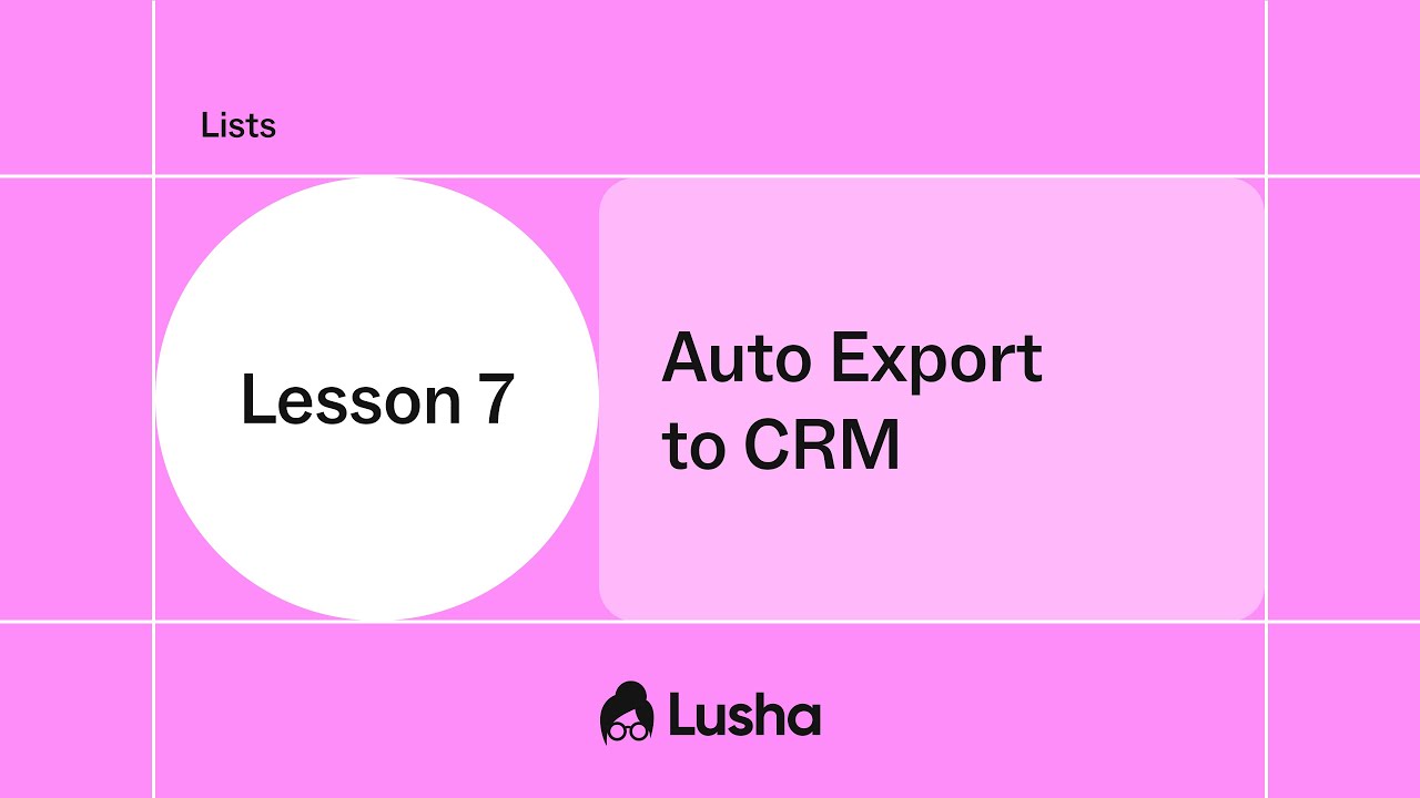 Auto Export to CRM