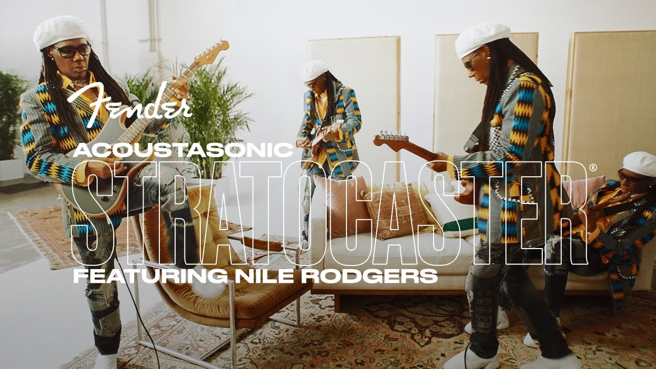 Nile Rodgers Performs â€œInside The Boxâ€ with the Acoustasonic Stratocaster | Fender - YouTube