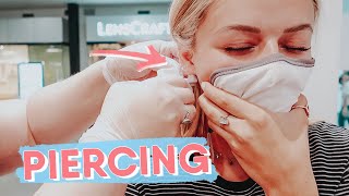 I GOT MY SECOND PIERCING/PARENTS REACT || KESLEY JADE LEROY