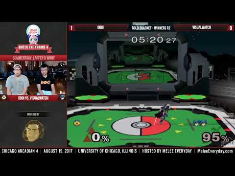 Chicago Arcadian 4 - VisualWatch (Marth) vs. DBOI (Sheik) - SSBM - Gold Winners R1