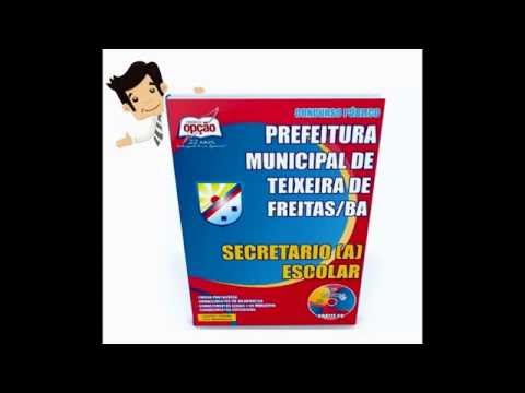 Apostila Concurso Teixeira de Freitas 2015 - Secretário (a) Escolar