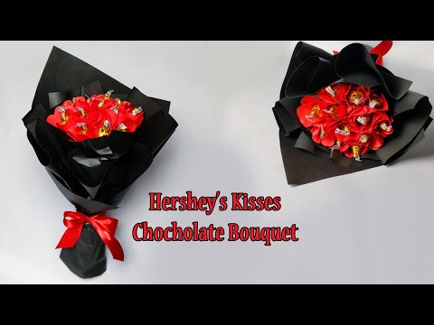 DIY Hershey's Kisses Chocolate Bouquet | Chocolate Rose Bouquet