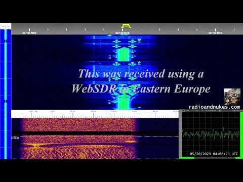 Military satellite pirates create ART? Featuring the 11 of clubs! Ham Radio