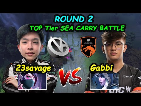 ROUND2 !! VG 23savage [Templar Assassin] MIDLANE vs TNC Gabbi [Drow Ranger] Dota 2 Pro Gameplay