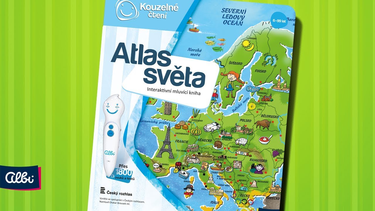 Kniha Atlas světa - představení