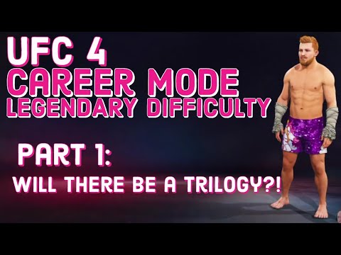 UFC 4: Career Mode || Part 1- Legendary Difficulty (WRESTLER)