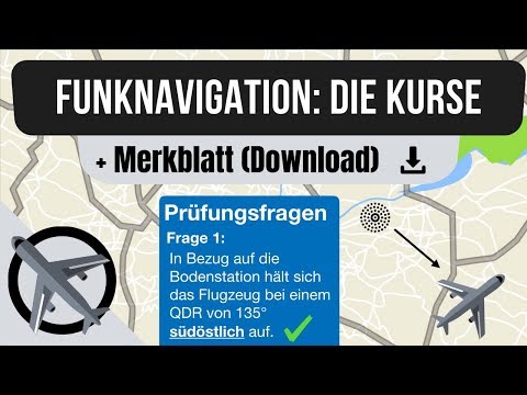 Funknavigation: QDR, QDM, QUJ und QTE (Umrechnung + Prüfungsfragen)