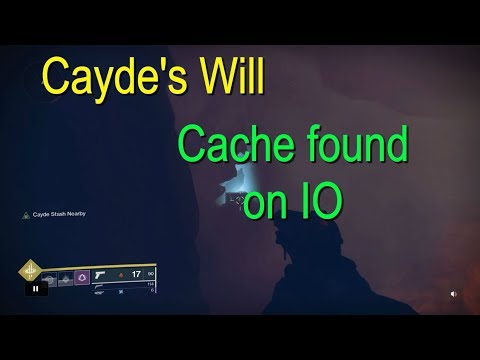 D2 Forsaken | Cayde's Will | Cache found on IO!