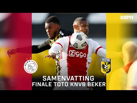 Spannende bekerfinale tussen Ajax en Vitesse | Finale TOTO KNVB Beker | Samenvatting Ajax - Vitesse