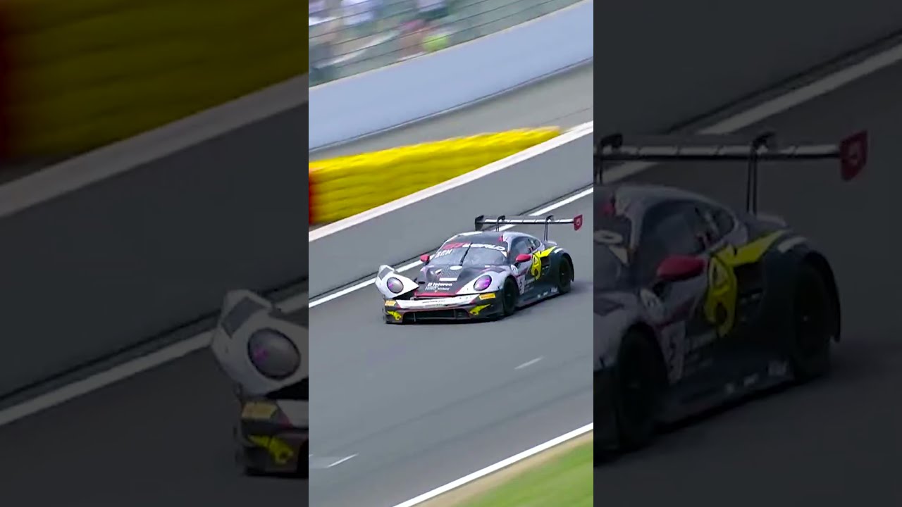 Right-front fender RIPPED from this Porsche! 😯