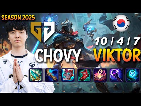 GEN Chovy VIKTOR vs SION Mid - Patch 15.6 KR Ranked | lolrec