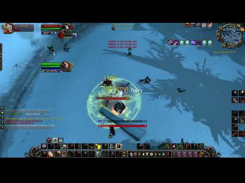 Gigachad warrior vs two Death Knight's