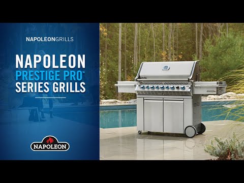 Napoleon Prestige Pro™ 665 Stainless Steel 5 Burner Grill with Infrared Side and Rear Burners, Natural Gas (PRO665RSIBNSS-3)