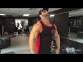 Delts working 2018 arnold classic Mark Ferrara NPC bodybuilder