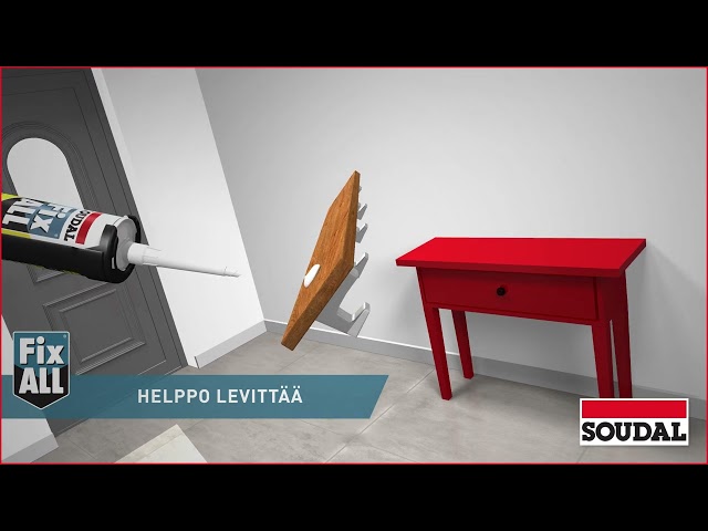 soudal Liimamassa soudal fix all turbo 290ml valkoinen
