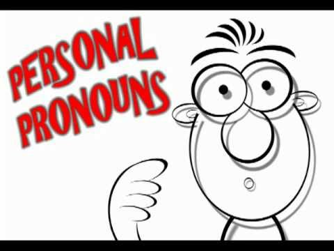 Fun Video for Preschool and Older - The Personal Pronoun Song