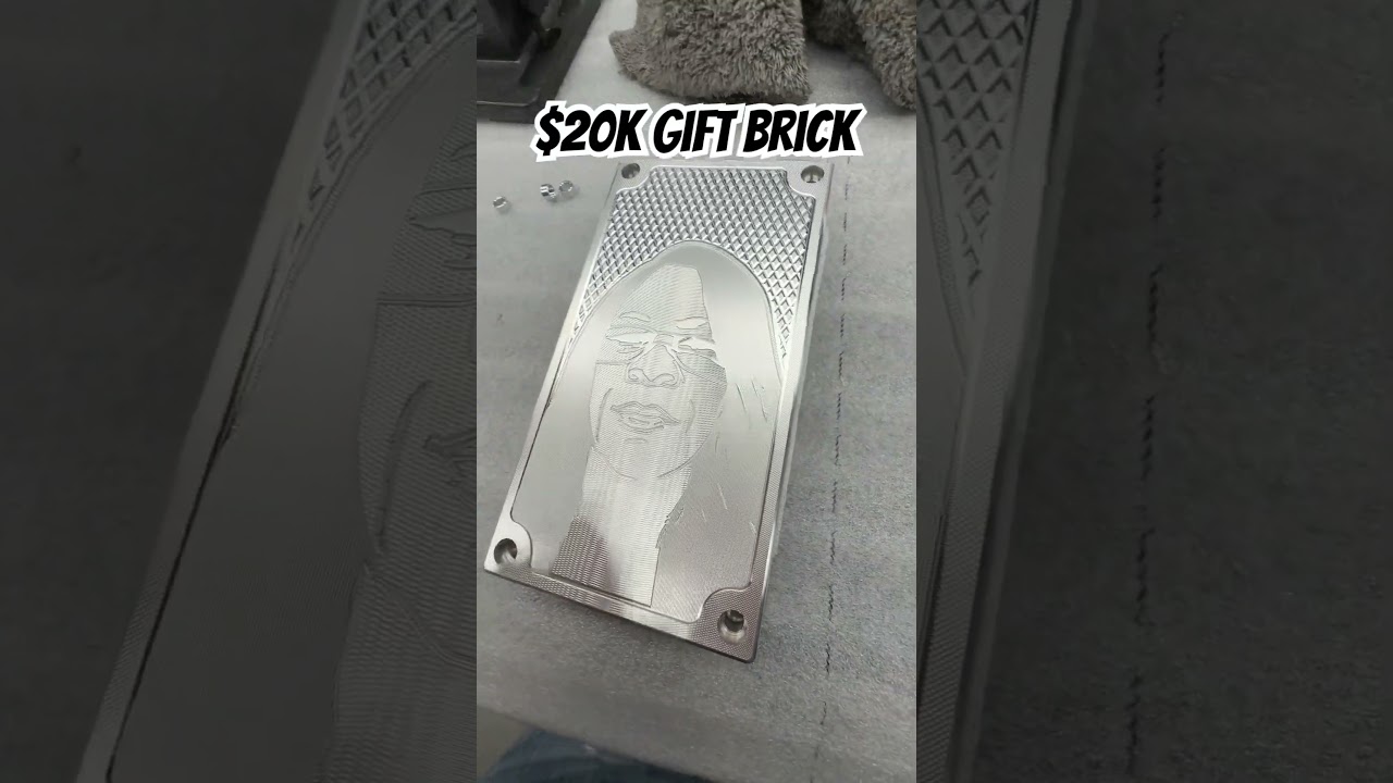 $20k gift brick. Order yours today. GorillaProCustoms.com #gorillaprocustoms