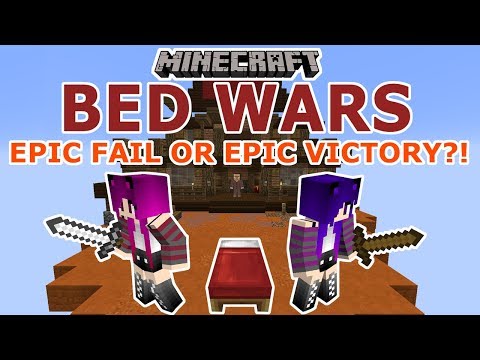 Janet vs. Kate - EPIC Minecraft Bed Wars