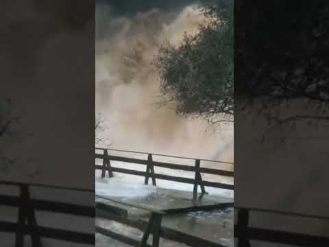Enchente na Cascata em Mariana Pimentel
