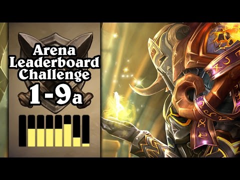 Hearthstone: Arena Leaderboard Challenge 1-9 - Too Much Equality - Part 1 (Paladin Arena)